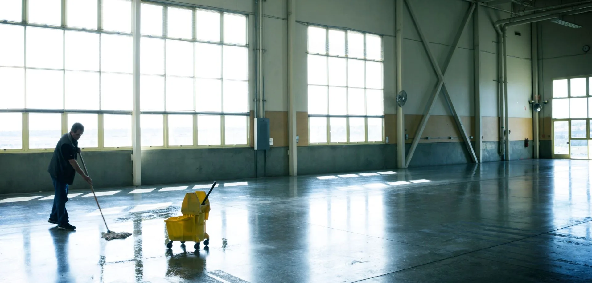 Warehouse Floor Cleaning